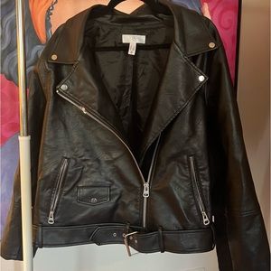 Faux Leather Jacket